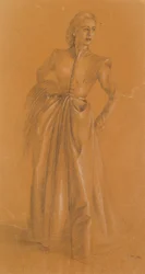 Studie für ein Kostüm, 1949